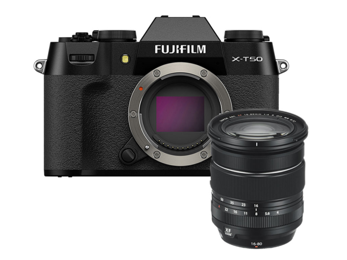 Fujifilm X-T50 Siyah + XF16-80mm Kit